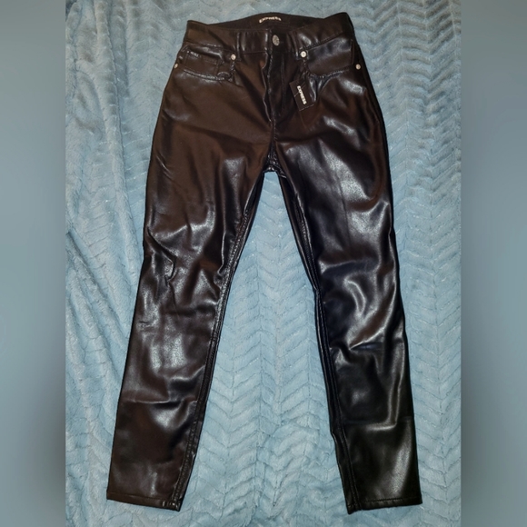 Express Pants - EXPRESS high rise Faux leather pants size 2P